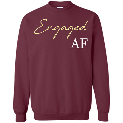 Engaged AF T-shirt Maroon