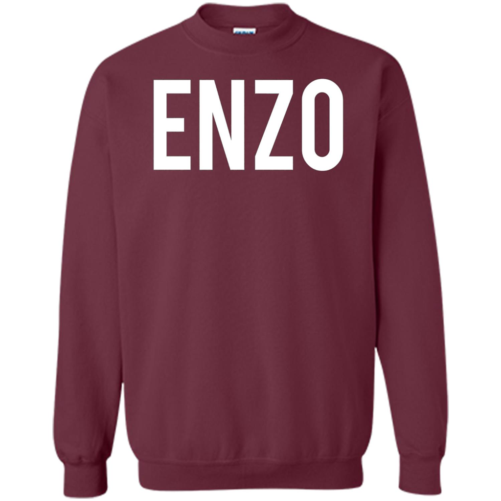 Enzo T-Shirt - Cool New Funny Name Maroon