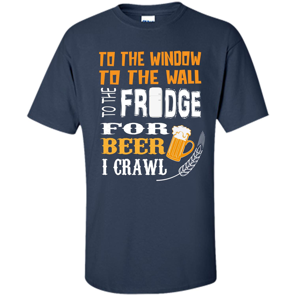 Beer. For Beer I Crawl T-shirt Navy