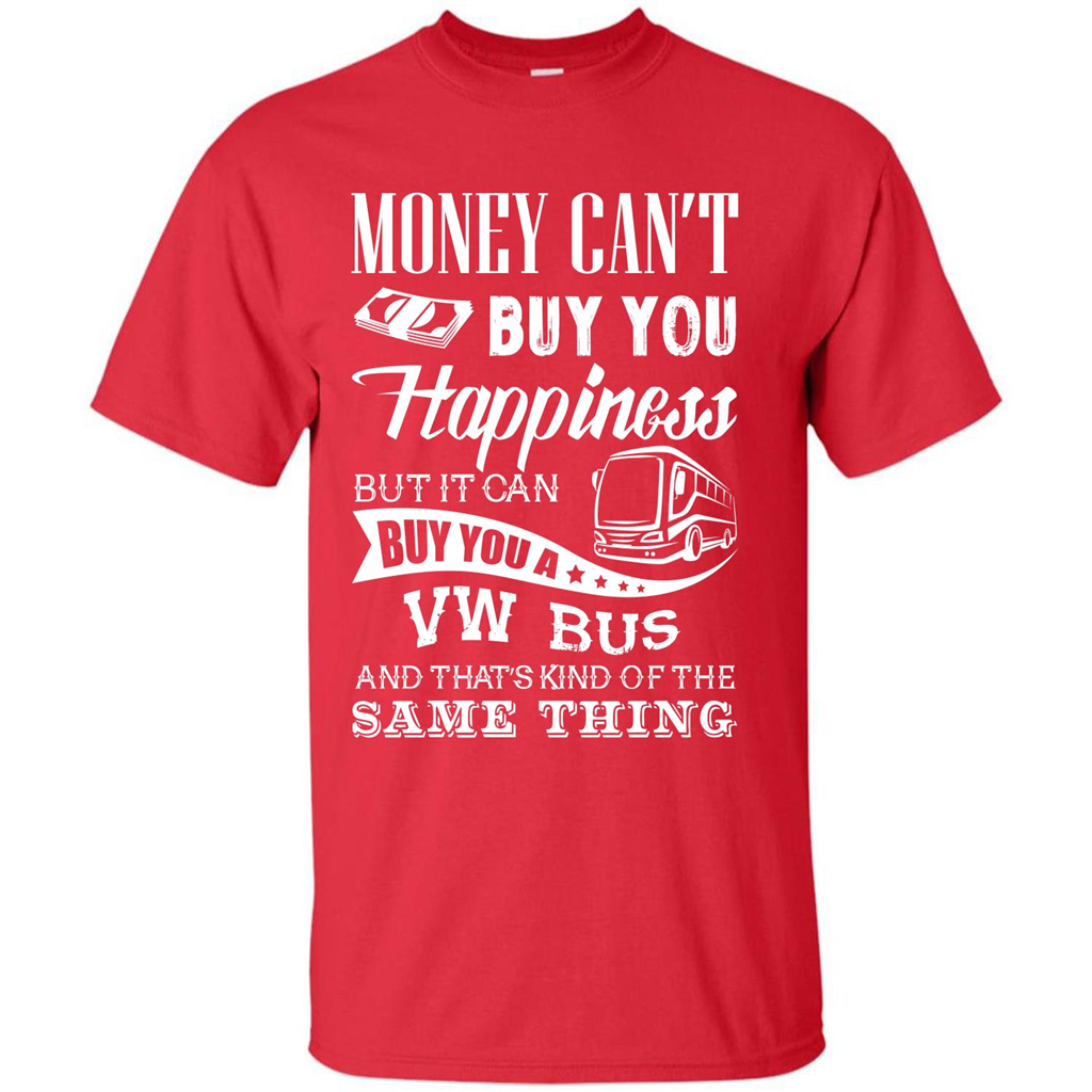 Driver T-shirt Money Can’t Buy You Happiness T-shirt Red