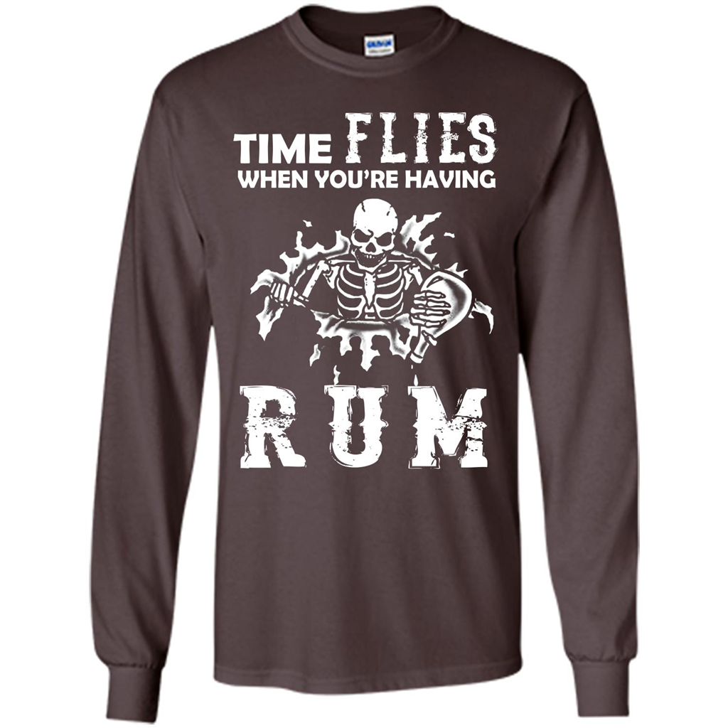 Rum T-shirt Time Flies When You're Having Rum