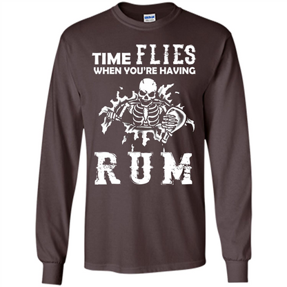 Rum T-shirt Time Flies When You're Having Rum