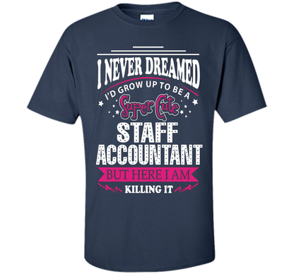 Staff Accountant T-Shirt cool shirt Navy