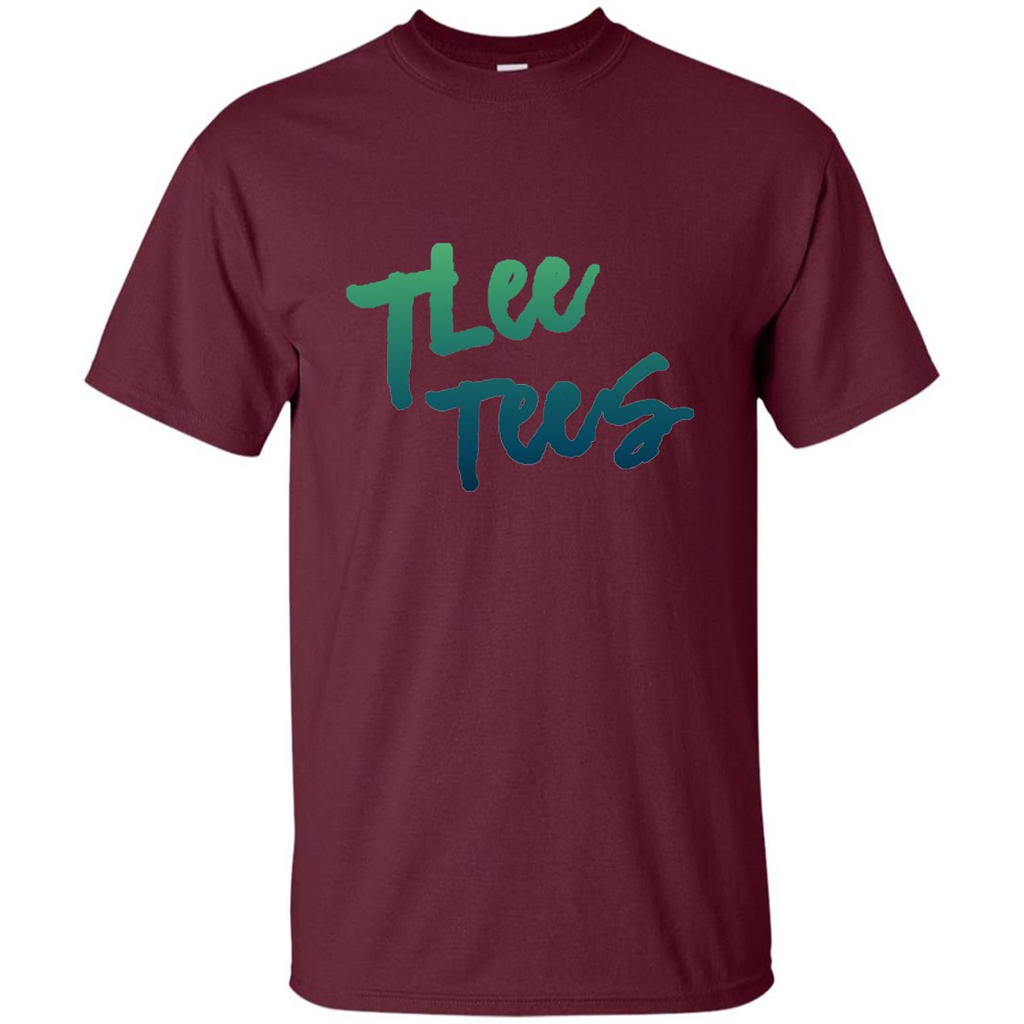 Exclusive Logo Tlee Tees Maroon