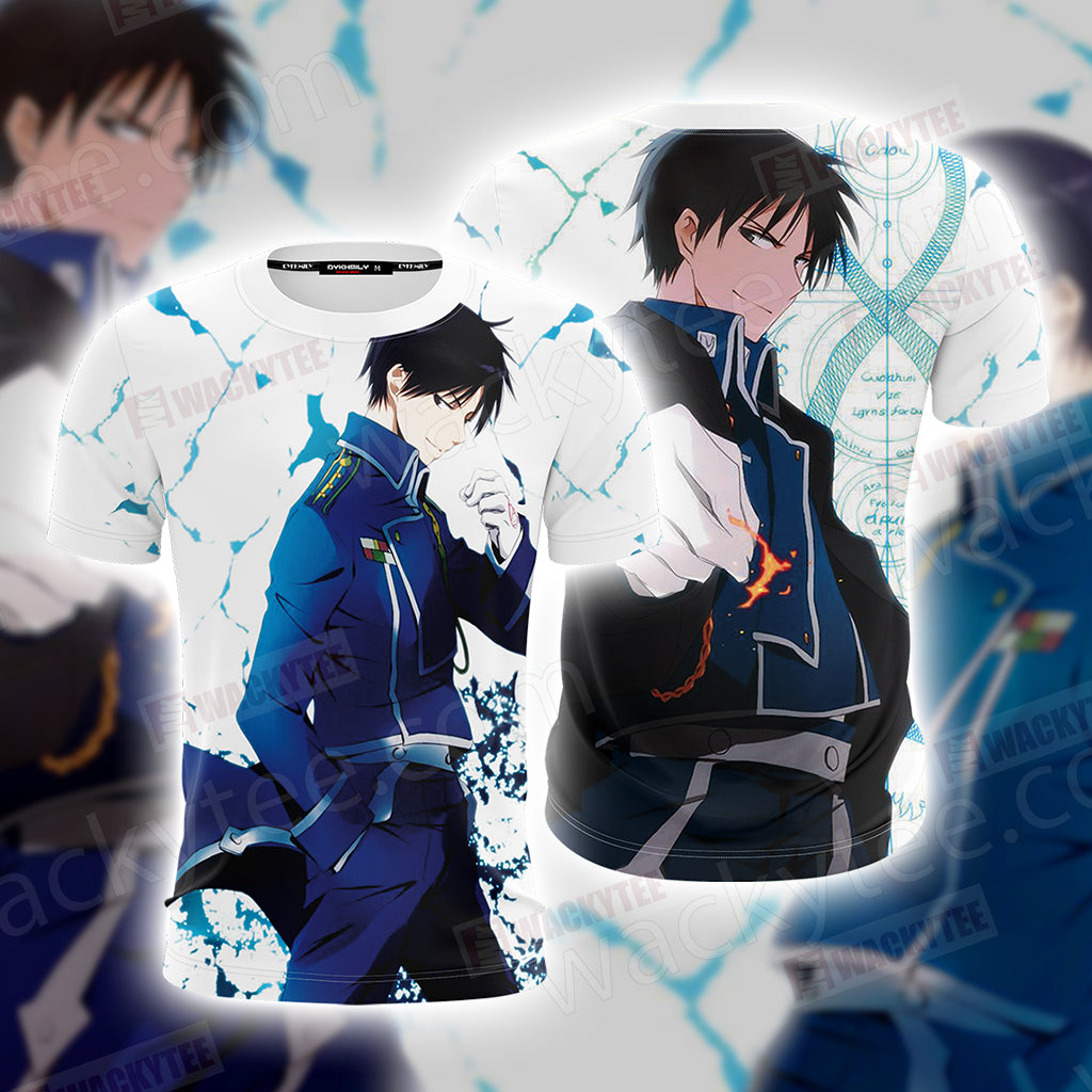 Fullmetal Alchemist Roy Mustang Unisex 3D T-shirt T-shirt