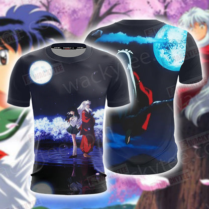 Inuyasha and Kagome 3D T-shirt T-shirt