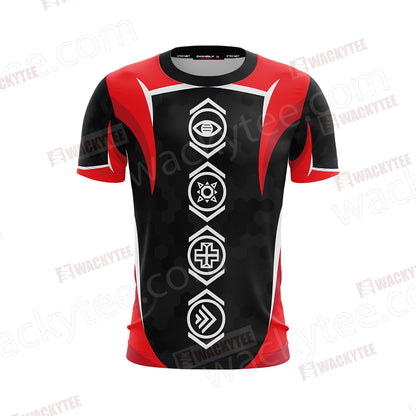 Halo 5: Guardians - Power-Up Icons Unisex 3D T-shirt