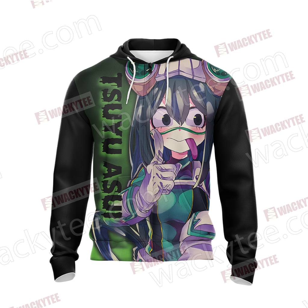 My Hero Academia - Tsuyu Asui Zip Up Hoodie