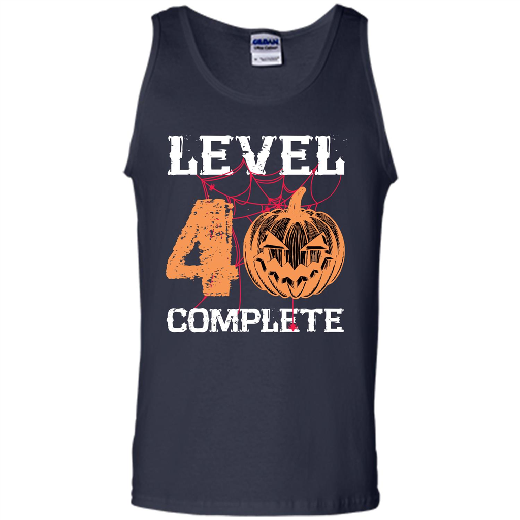Halloween T-shirt Level 40 Complete Navy