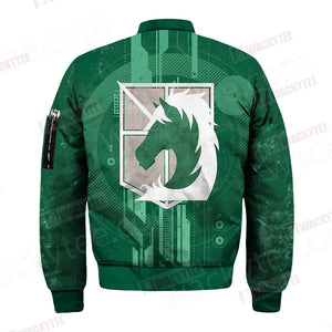 Attack on Titan Emblems - Military Police Bomber Jacket