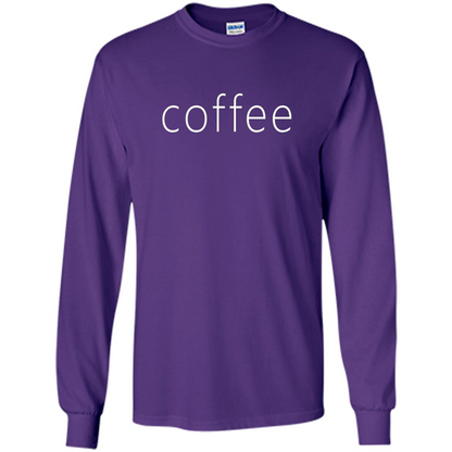 Coffee T-shirt Purple