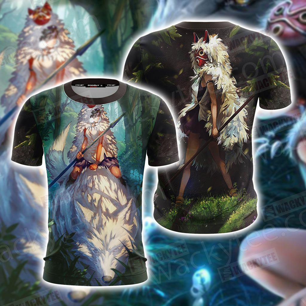 Princess Mononoke Unisex 3D T-shirt T-shirt