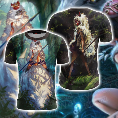 Princess Mononoke Unisex 3D T-shirt T-shirt