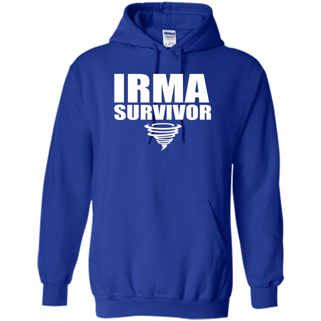 Hurricane Irma Survivor T-shirt Royal