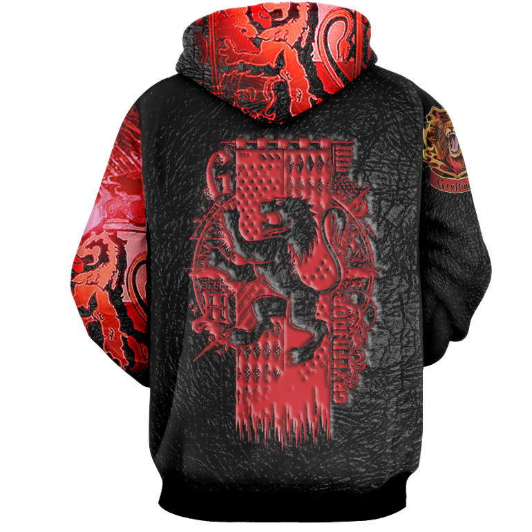 The Gryffindor Lion Harry Potter 3D Hoodie