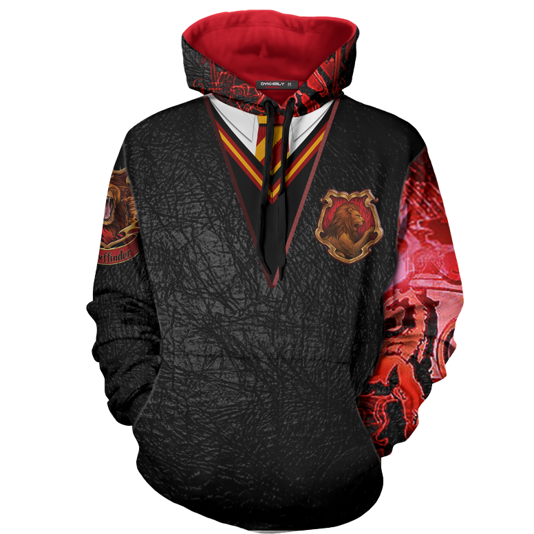 The Gryffindor Lion Harry Potter 3D Hoodie
