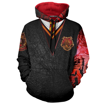 The Gryffindor Lion Harry Potter 3D Hoodie