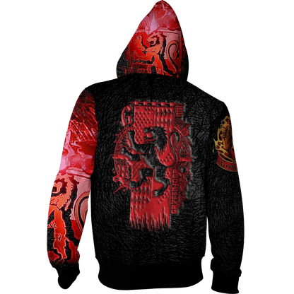 Gryffindor House Harry Potter New Zip Up Hoodie