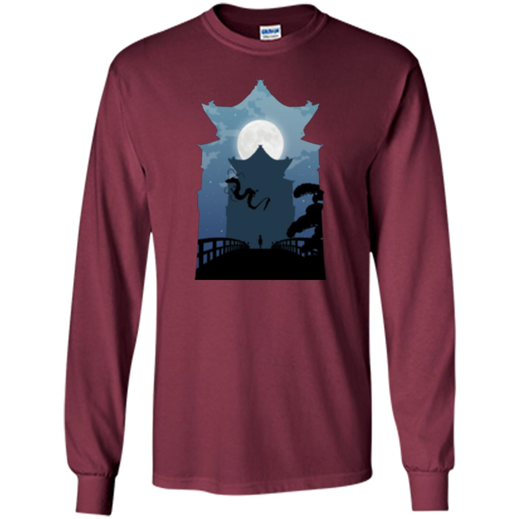 Chinese Dragon T-shirt Maroon