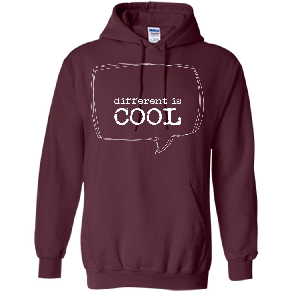 Different Is Cool T-shirt Maroon