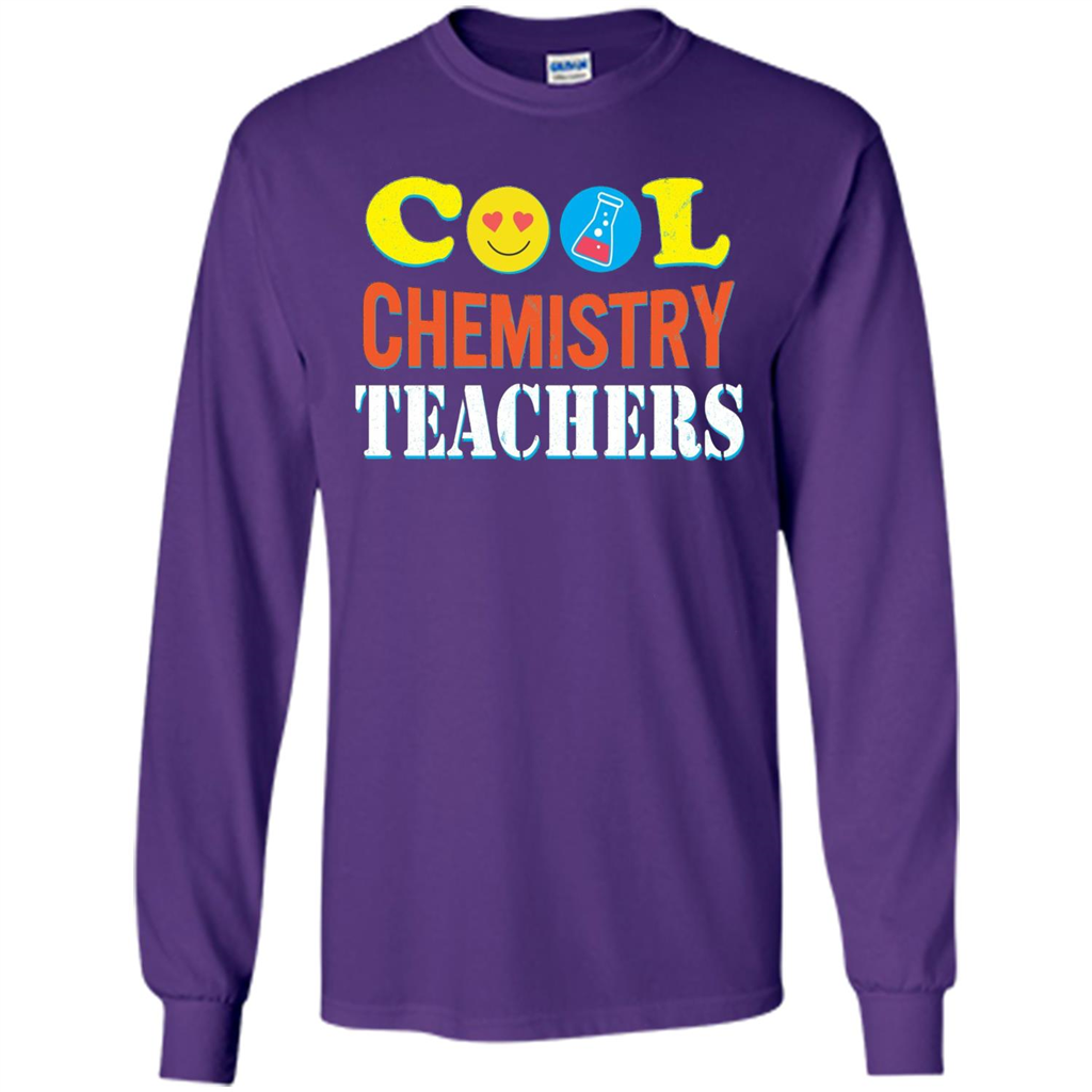 Cool Chemistry Teachers T-shirt Happy Back To School Purple