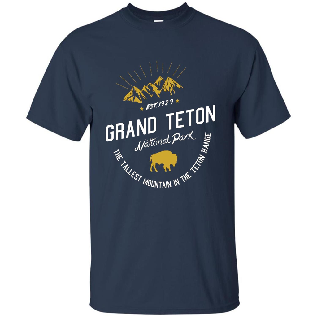 Grand Teton National Park T-shirt Navy