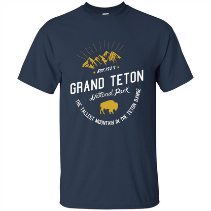 Grand Teton National Park T-shirt Navy