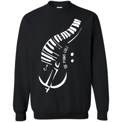 Pianist T-shirt The Piano Girls T-shirt Black