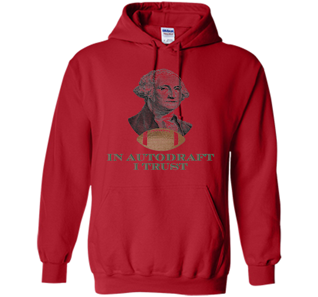 Football T-shirt In Autodraft I Trust T-shirt Red