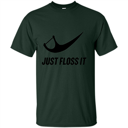 Just Floss It T-Shirt Forest Green
