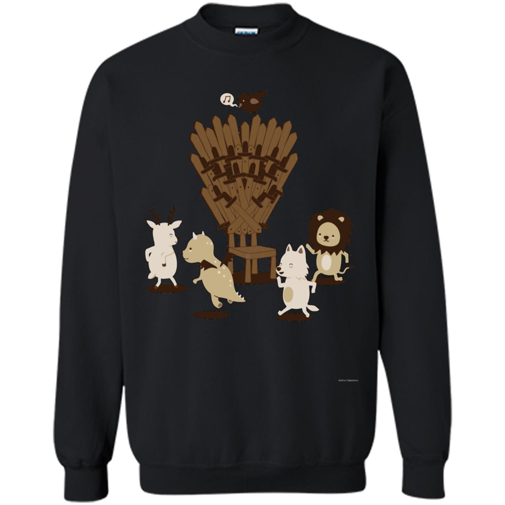 Game Of Musical Thrones Characters T-shirt Black