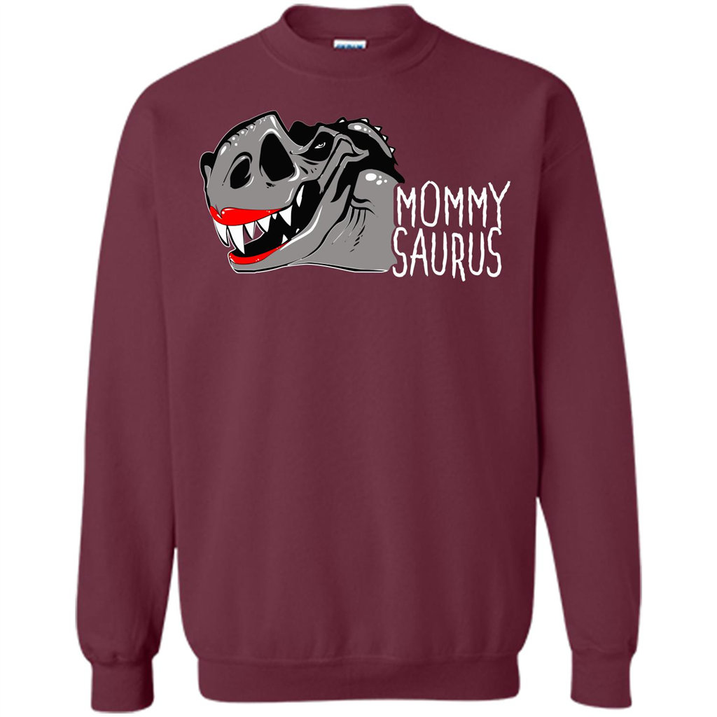 Mommy Saurus T-shirt Maroon