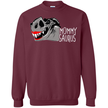 Mommy Saurus T-shirt Maroon