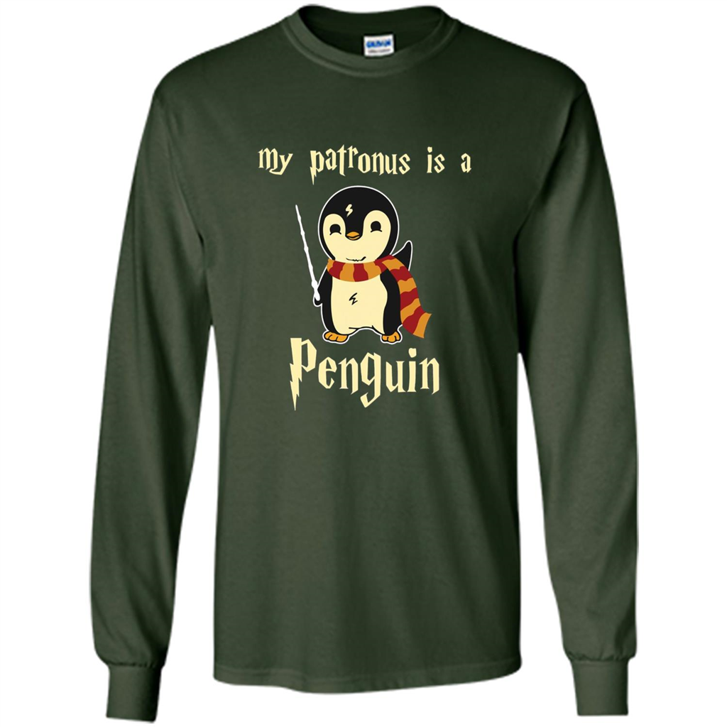 Penguin T-Shirt My Patronus Is A Penguin Hot 2017 T-Shirt Forest Green