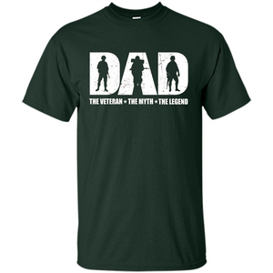 Fathers Day T-shirt The Veteran. The Myth. The Legend