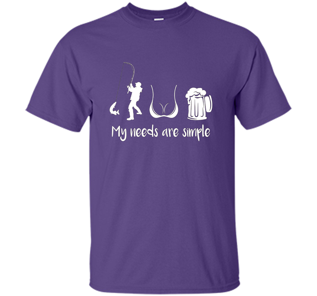 My Needs Are Simple T-shirt Purple