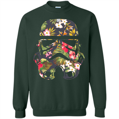Tropical Stormtrooper Graphic T-Shirt Forest Green