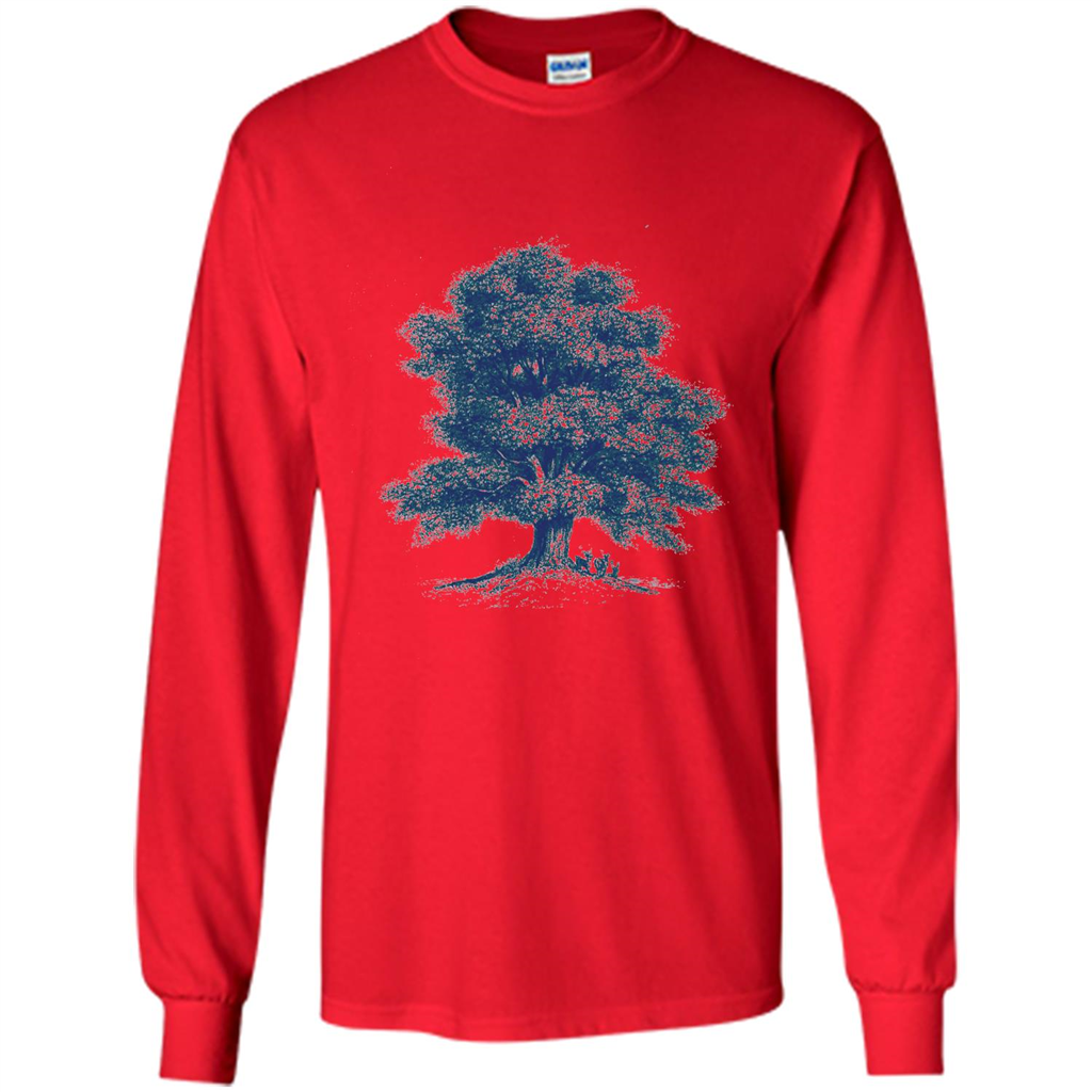Maple Tree T-Shirt. Tree Natural Maple Tree T-shirt Red
