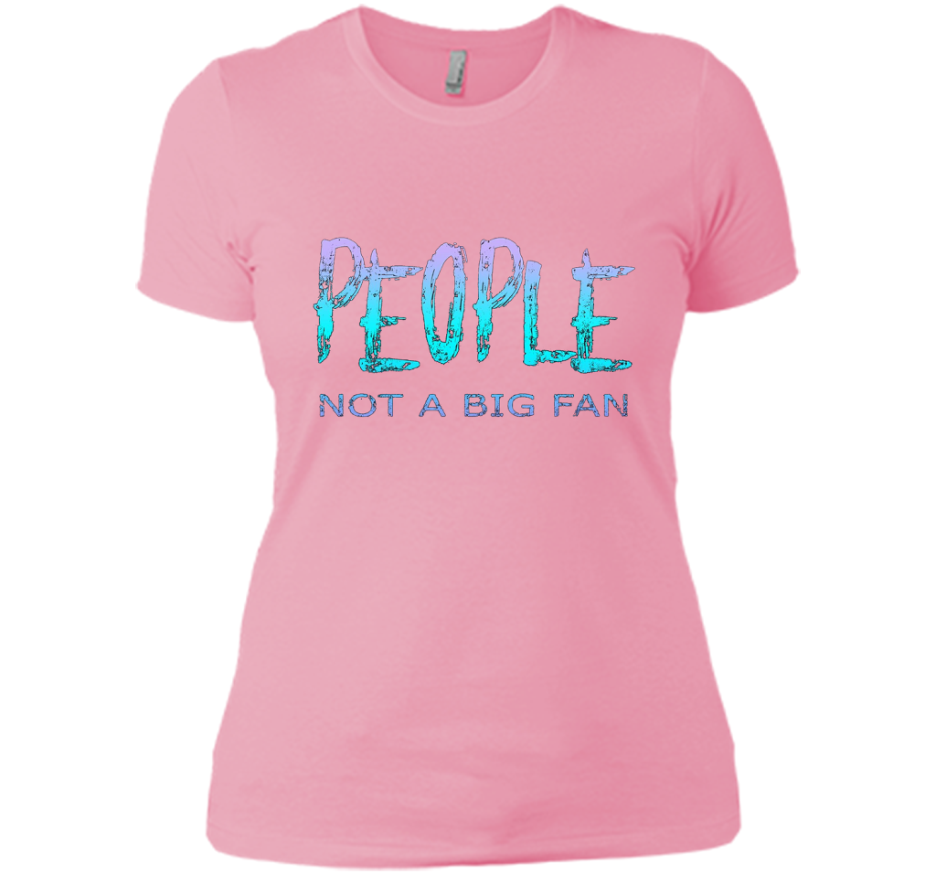 People Not A Big Fan T-shirt Light Pink