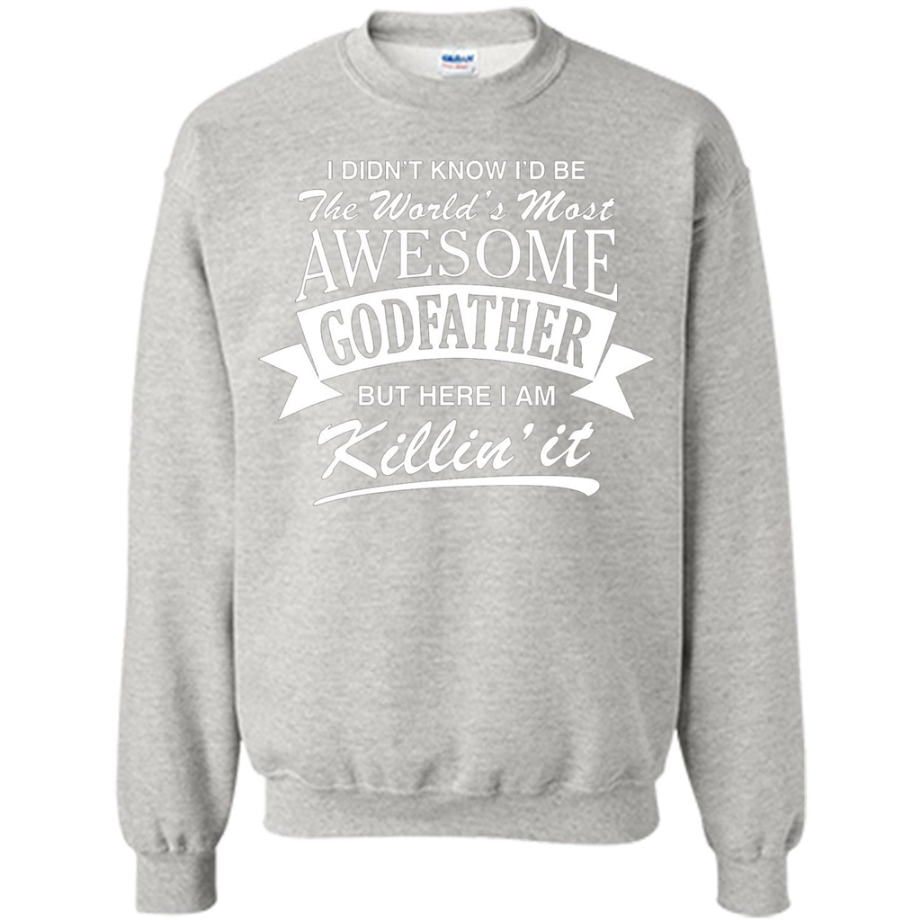 Men's World's Most Awesome Godfather T-shirt Ash
