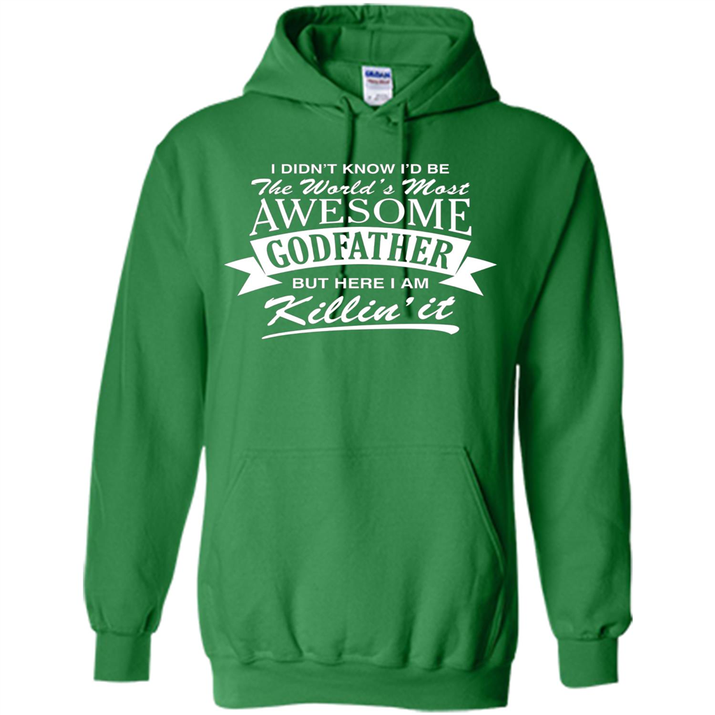 Men's World's Most Awesome Godfather T-shirt Irish Green