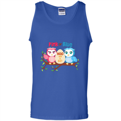 Pregnancy T-shirt Owl Pink Or Blue Hoo Will It Be Royal