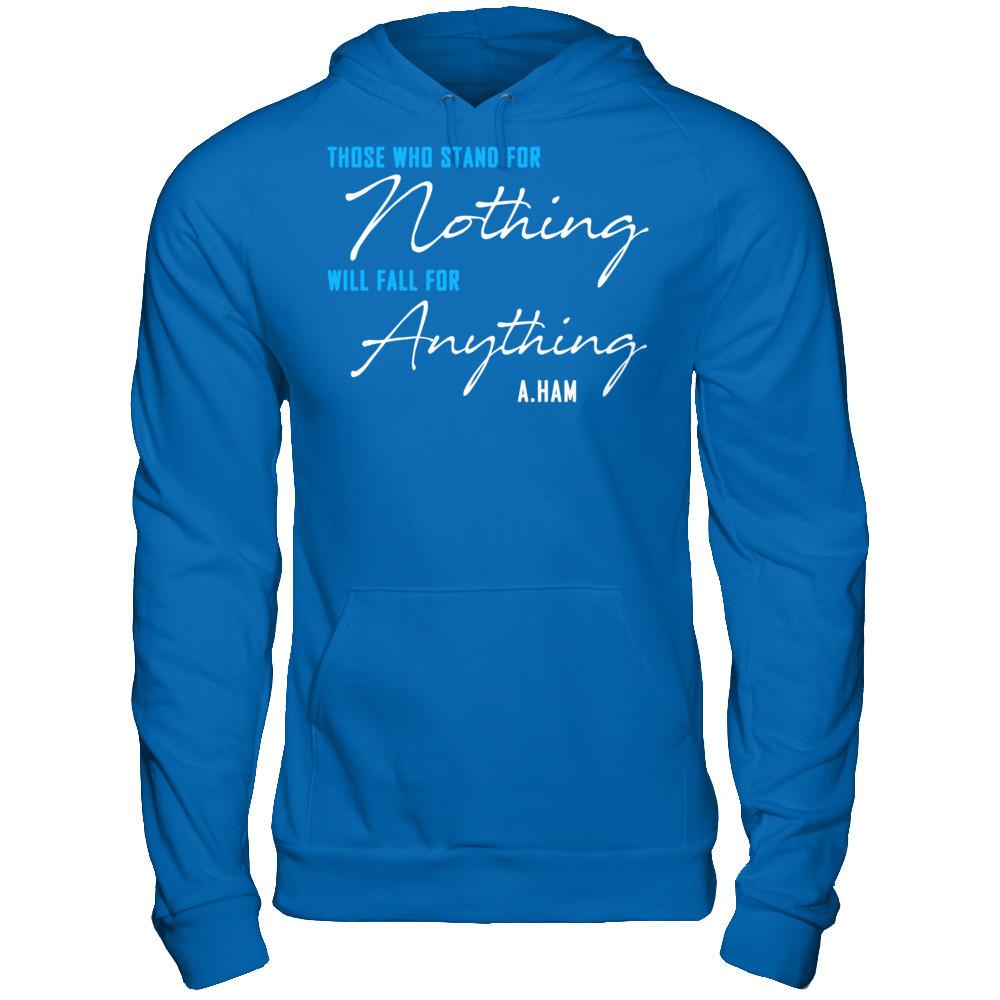 Alexander Hamilton Quotes T-shirt Gildan - Pullover Hoodie Royal