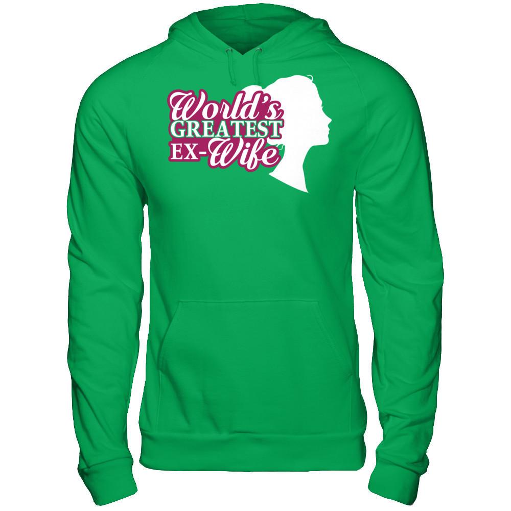 World's Greatest Ex-Wife Gildan - Pullover Hoodie Irish Green