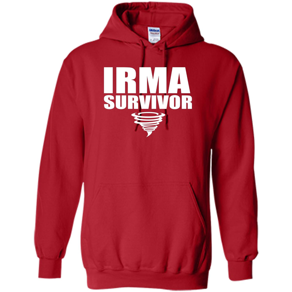 Hurricane Irma Survivor T-shirt Red