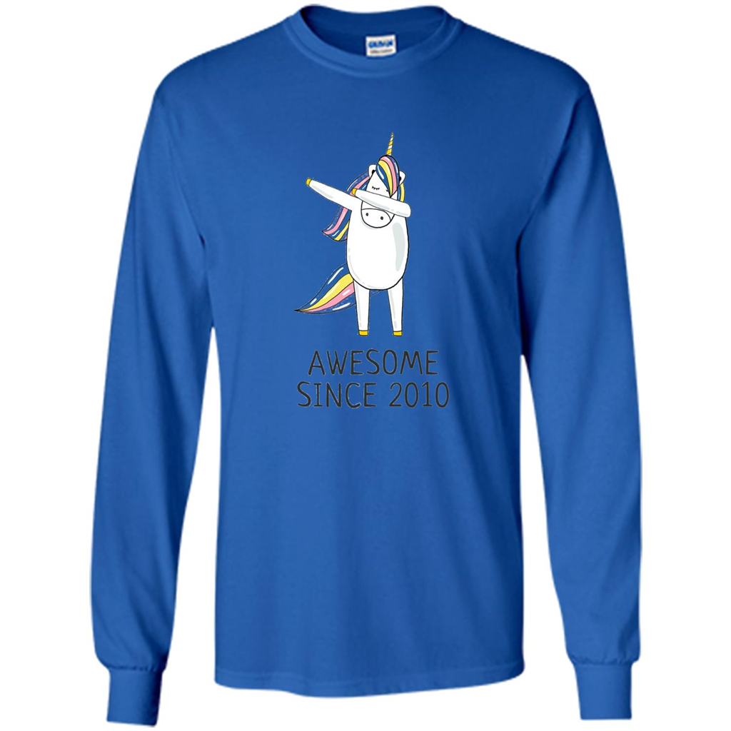 Awesome Since 2010 T-shirt Born In 2010 Royal