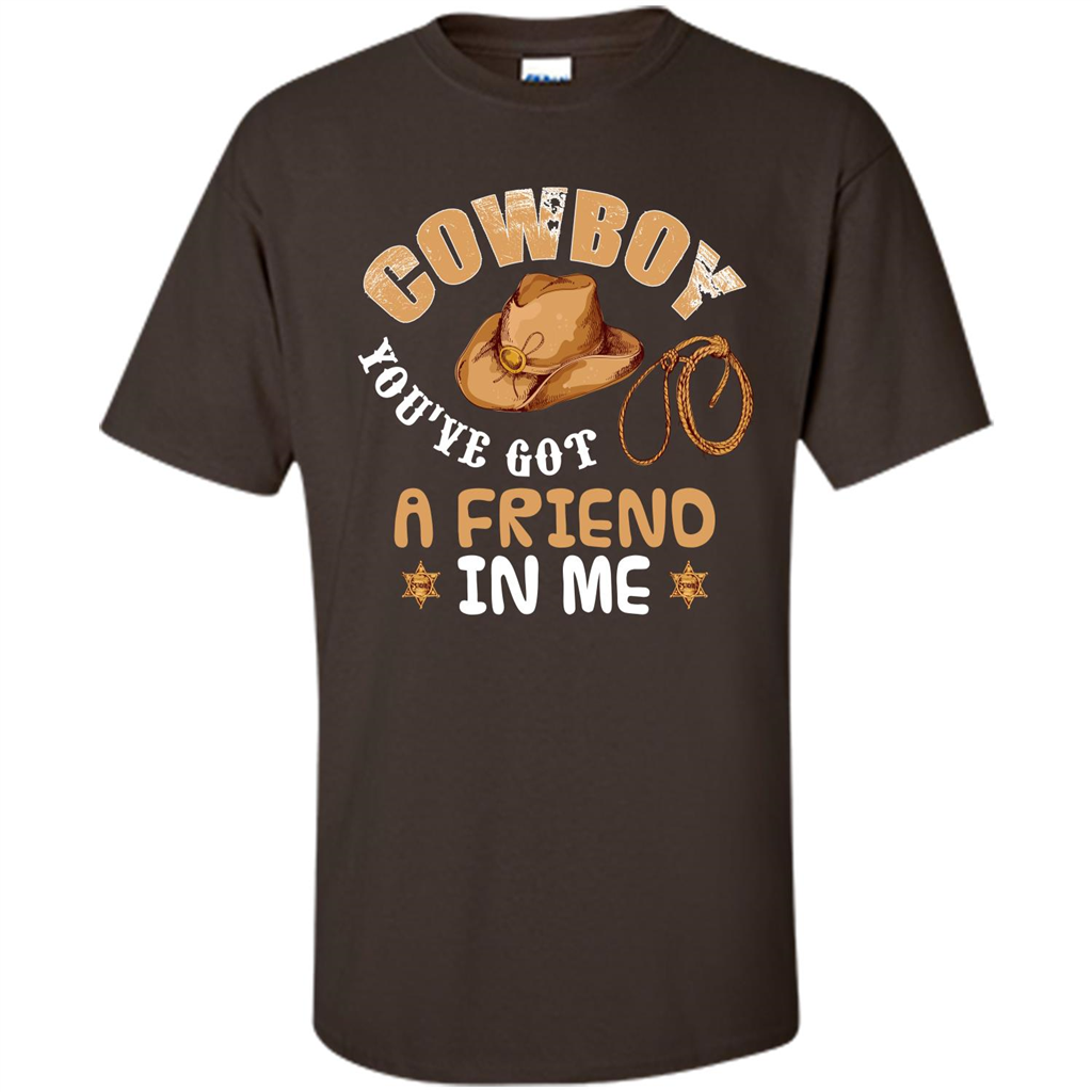 Cowboy You've Got a Friend in Me T-shirt Dark Chocolate