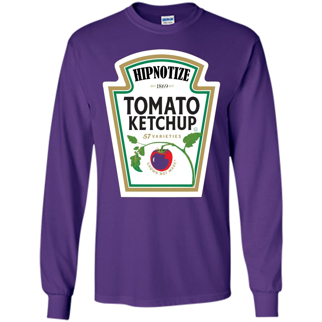 Ketchup Condiment Costume T-shirt Tomato Ketchup 57 Varieties Grown Not Made Purple