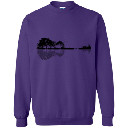 Guitar Lover T-shirt Nature Guitar Purple