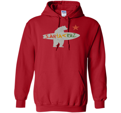 Santa Cruz Surf Bear Rockport Texas T-shirt Red